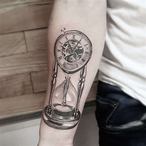 hourglass tattoos for men|More.